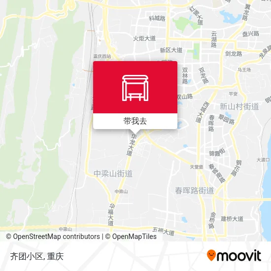 齐团小区地图
