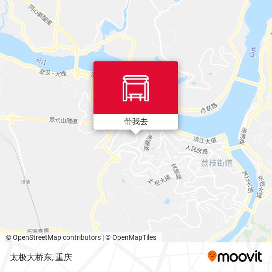 太极大桥东地图