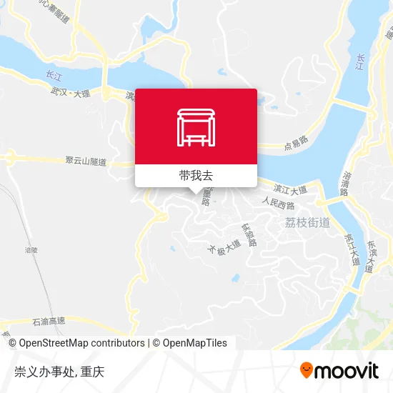 崇义办事处地图