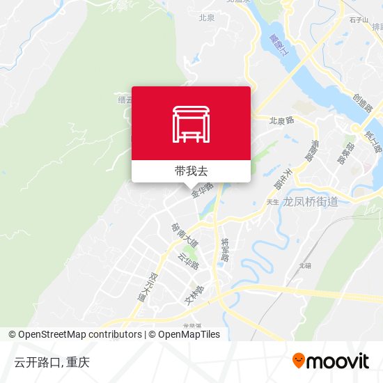 云开路口地图