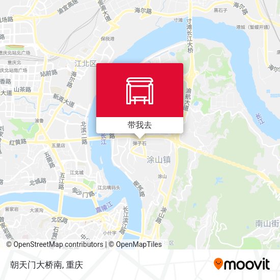 朝天门大桥南地图