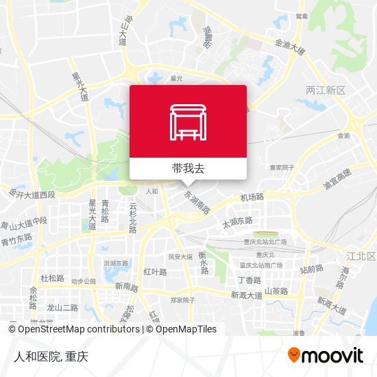 人和医院地图