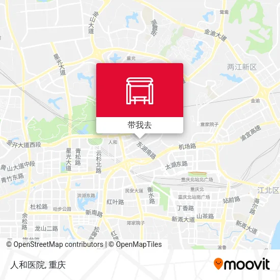 人和医院地图