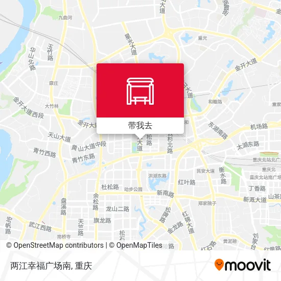 两江幸福广场南地图
