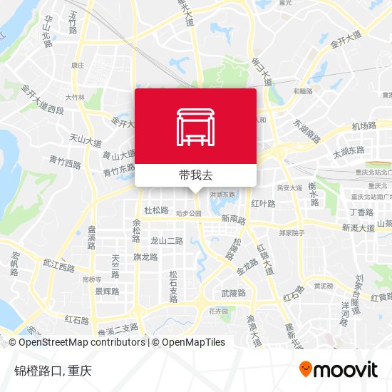 锦橙路口地图