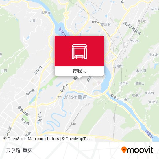 云泉路地图
