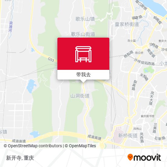 新开寺地图