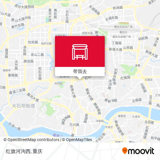 红旗河沟西地图