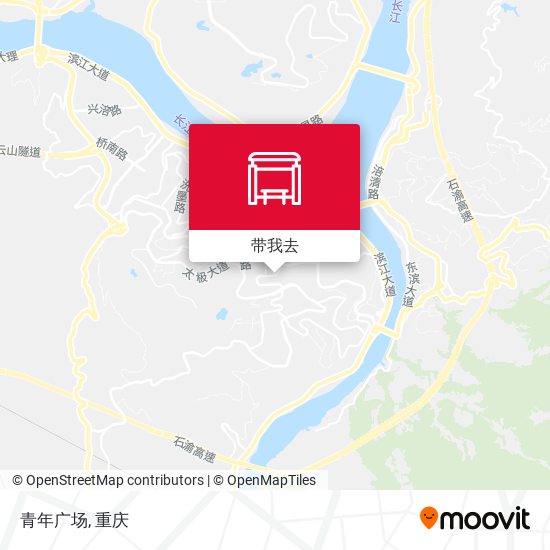 青年广场地图