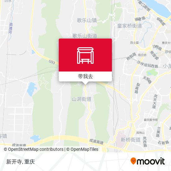 新开寺地图