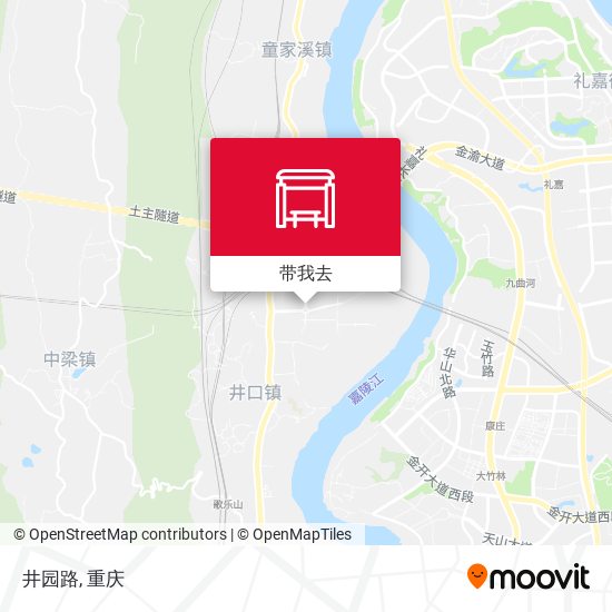 井园路地图