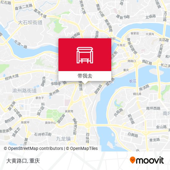 大黄路口地图