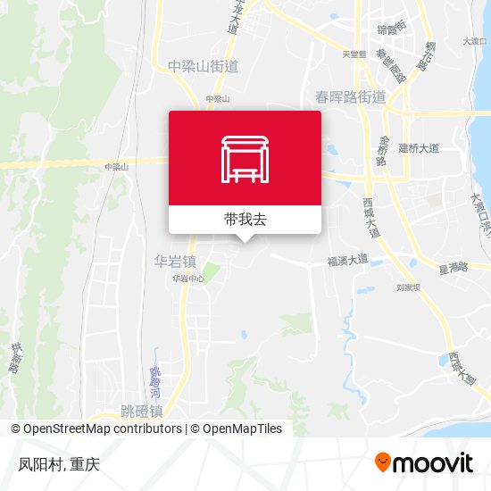 凤阳村地图