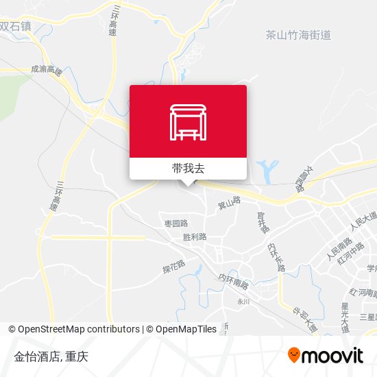 金怡酒店地图