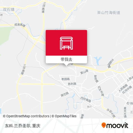 东科.兰乔圣菲地图