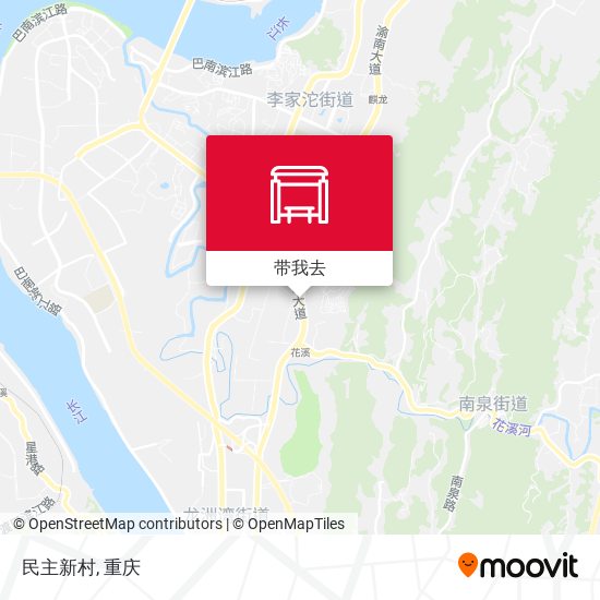 民主新村地图