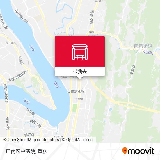 巴南区中医院地图