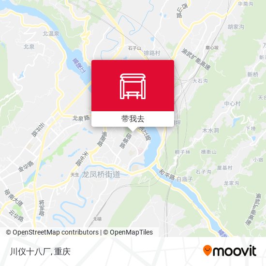 川仪十八厂地图