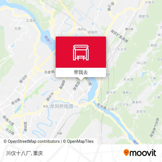 川仪十八厂地图
