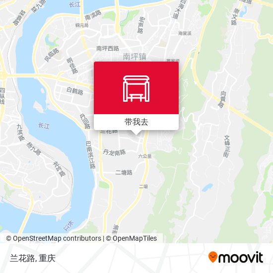 兰花路地图
