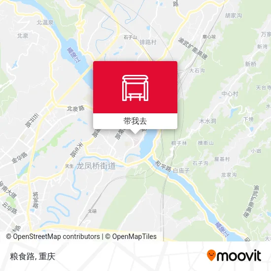 粮食路地图