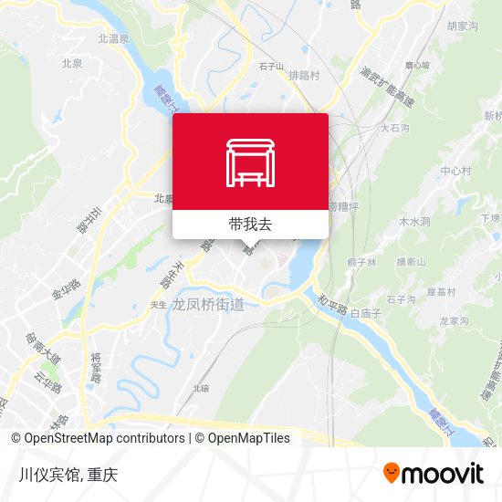 川仪宾馆地图