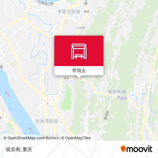 观音阁地图