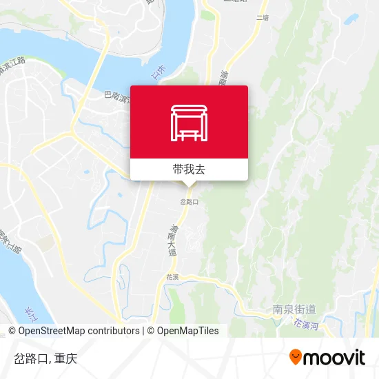 岔路口地图