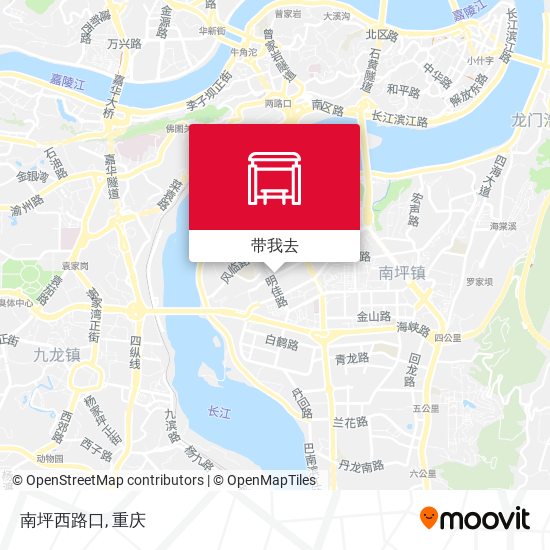 南坪西路口地图