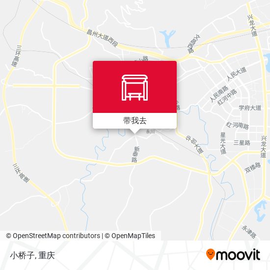 小桥子地图