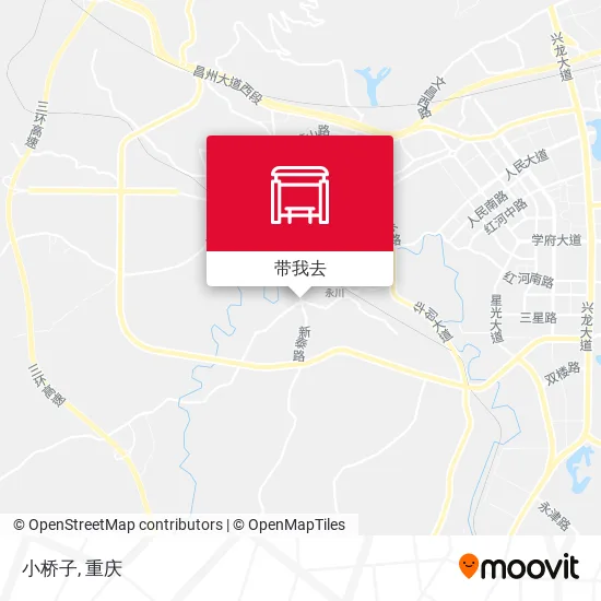 小桥子地图