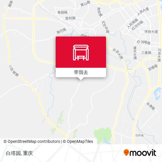白塔园地图