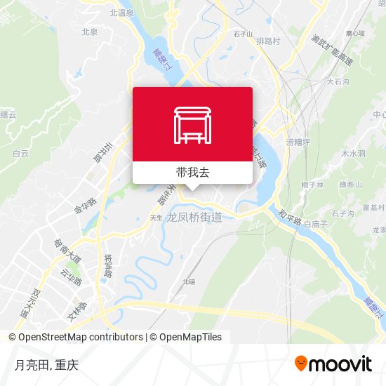 月亮田地图