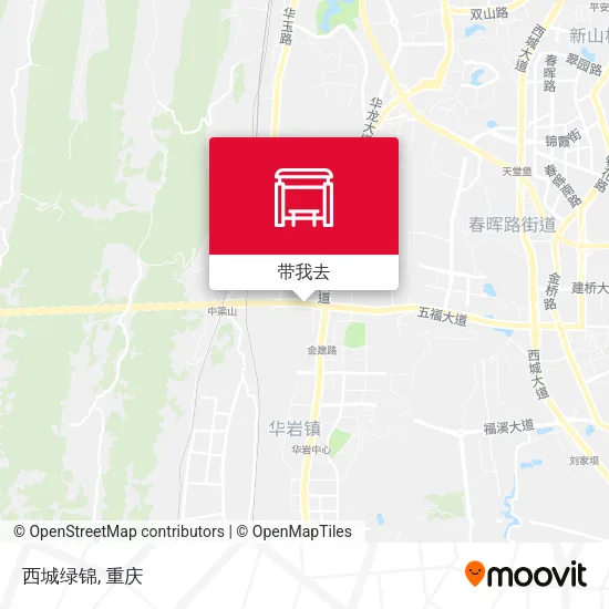西城绿锦地图