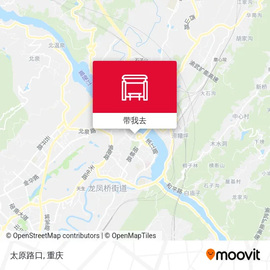 太原路口地图