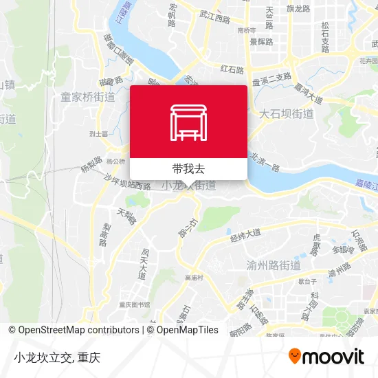 小龙坎立交地图