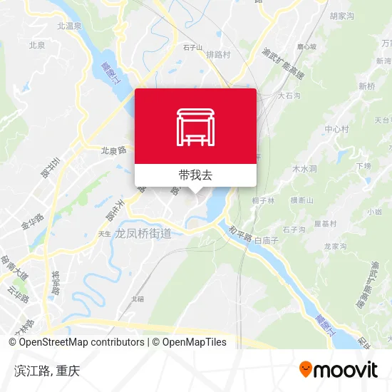 滨江路地图