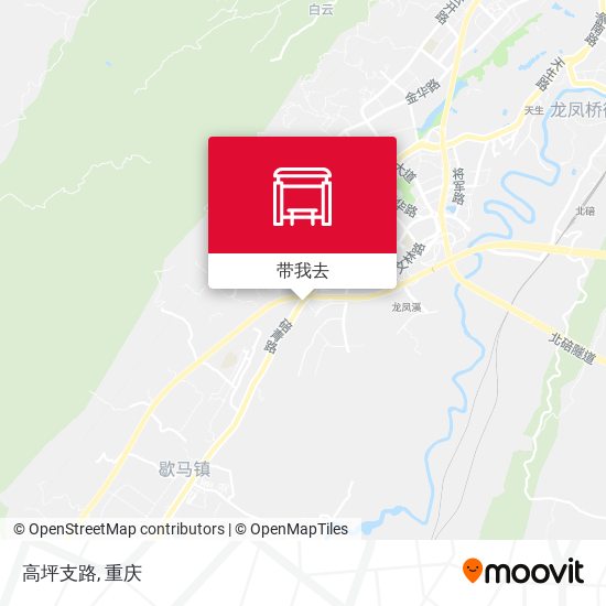 高坪支路地图