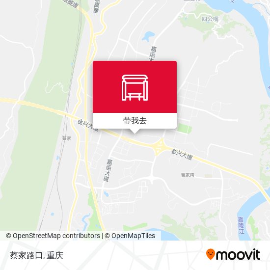 蔡家路口地图