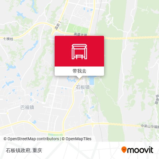 石板镇政府地图