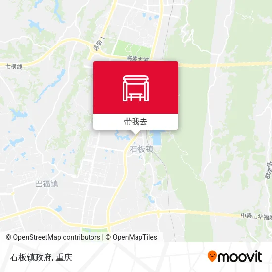 石板镇政府地图