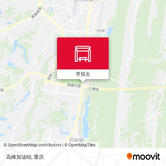 高峰加油站地图