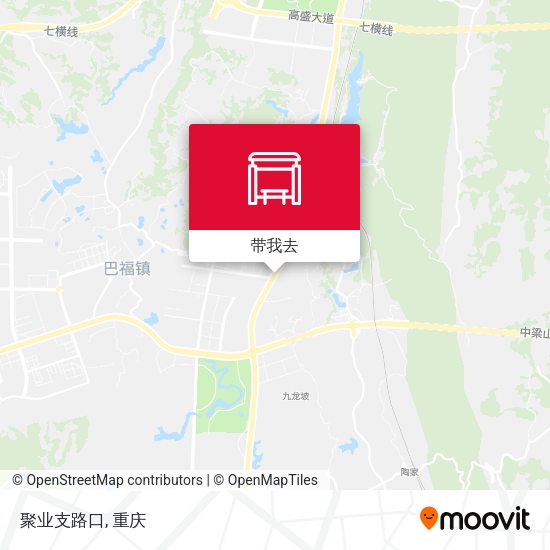 聚业支路口地图