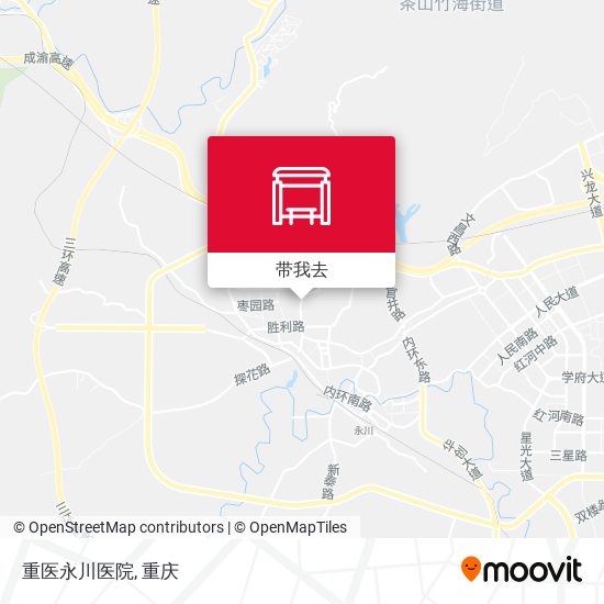 重医永川医院地图