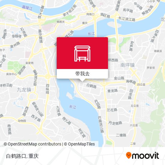 白鹤路口地图