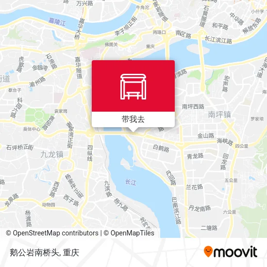 鹅公岩南桥头地图