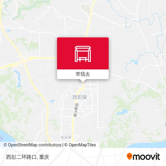 西彭二环路口地图