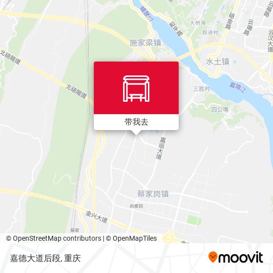 嘉德大道后段地图