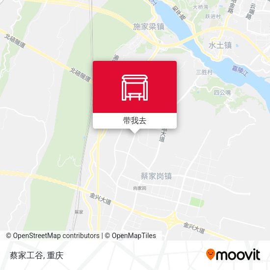 蔡家工谷地图