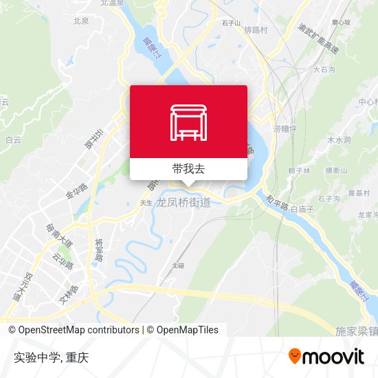 实验中学地图